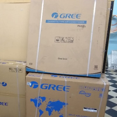 Equipo Cassete Gree 3tr 9000 F/c 220v R410 Inverter 