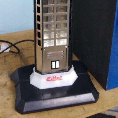 Estufa De Cuarzo Vertical 1200w E501 Eiffel 