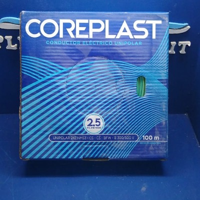 Cable Unipolar  2.5 Verde X Mts 