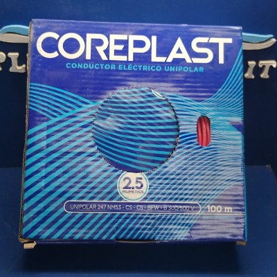 Cable Unipolar 2.5 Rojo X Mts