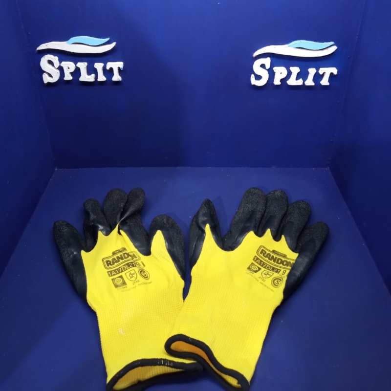 Guantes Garramultiflex Amarillo-negro (x Par)