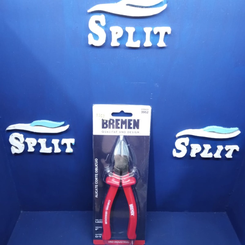 Alicate Corte Oblicuo Industrial 6 Cromo Vanadio Bremen