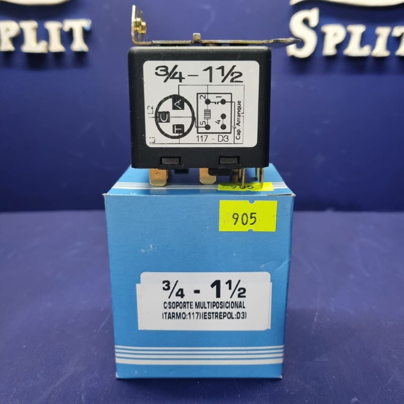Relay Voltimetro 3/4 A 2.5hp (9065)