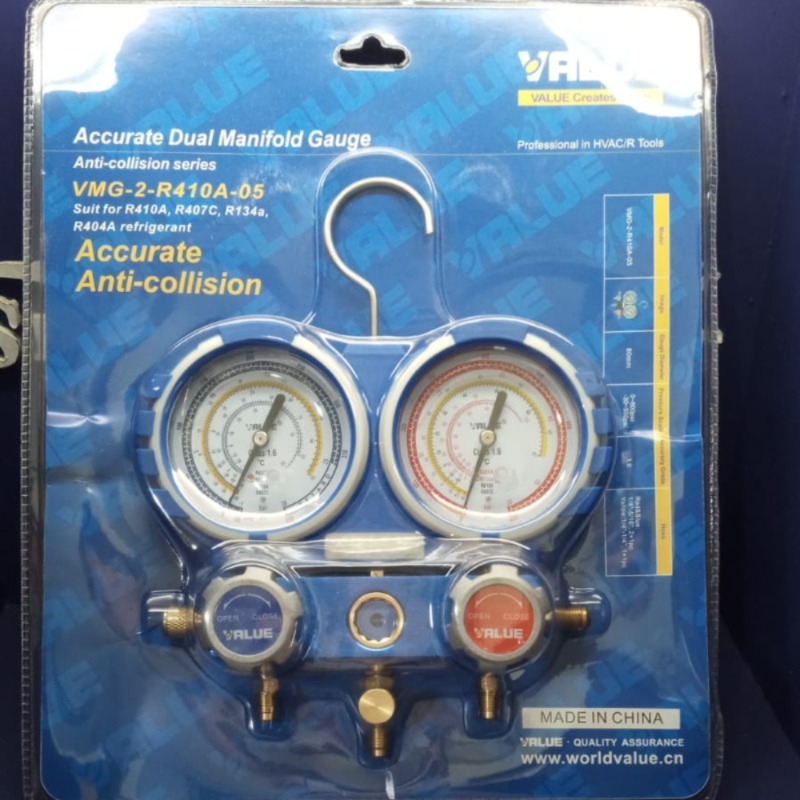 Manifold Value R410/r22/134/404 Man/ 150cm