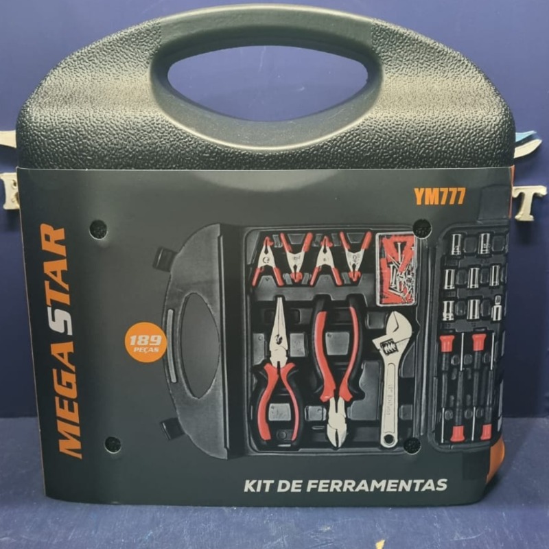 Kit De Herramientas Megastar C/ Maletín 189 Piezas Ym777