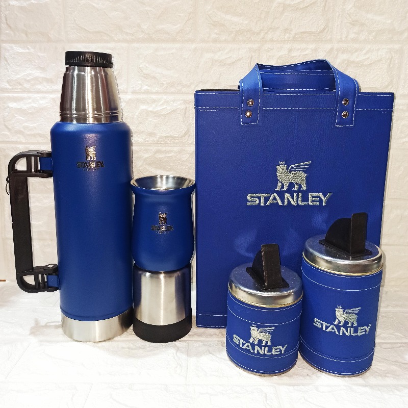 Combo Matera Completa Stanley 1lt Azul