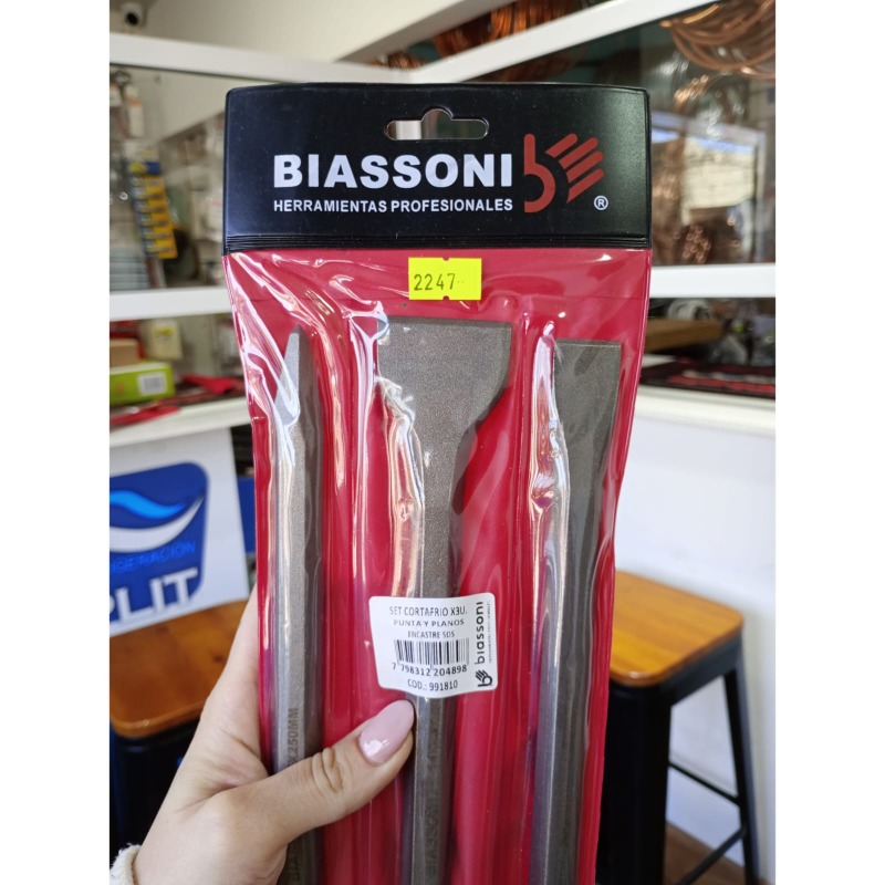 Cincel Sds Plus Biassoni Set X3 Piezas