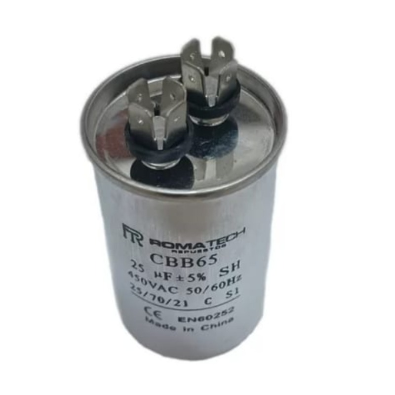 Capacitor 25 Mf 440 Aluminio