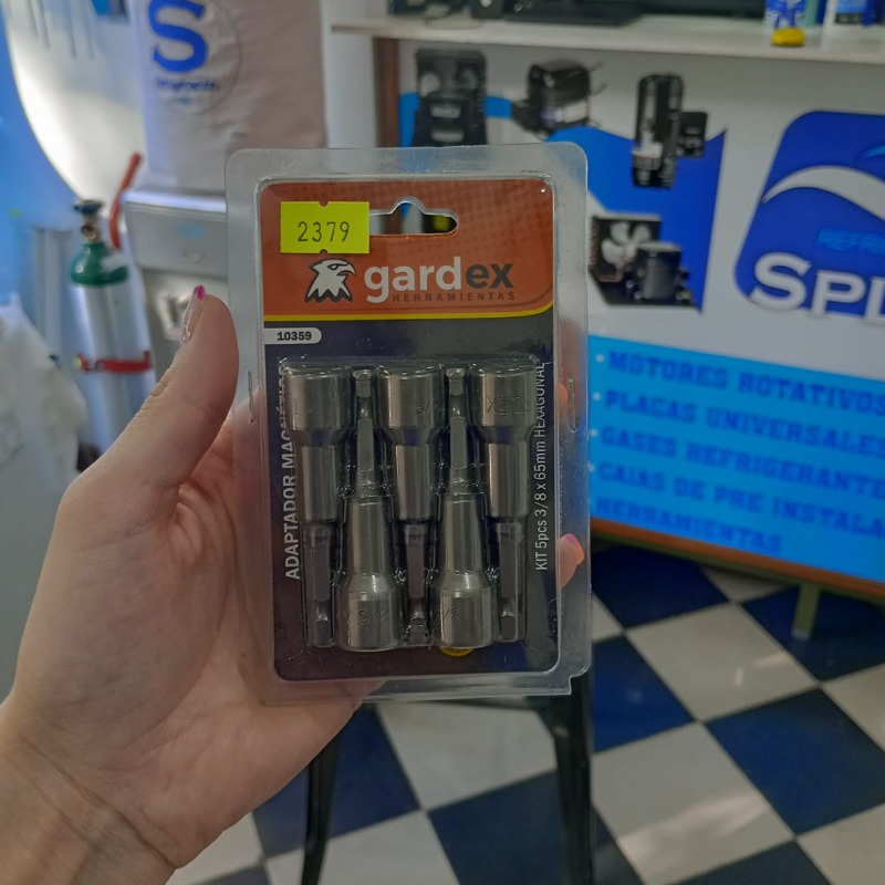 Adaptador MagnÉtico Gardex 3/8 X 65mm Hexagonal X Unidad