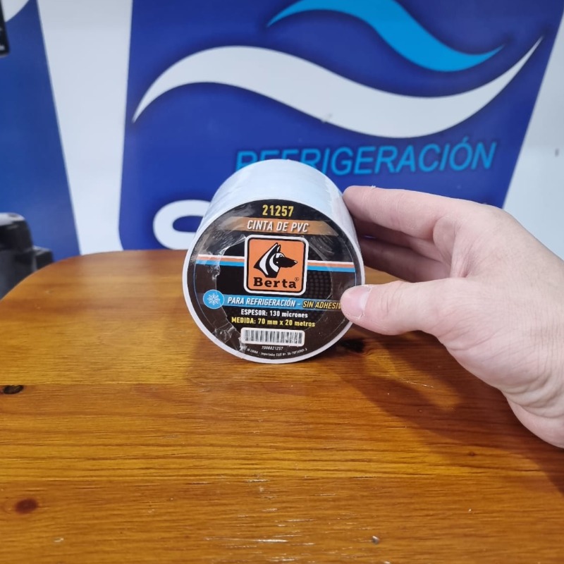 Cinta Para RefrigeraciÓn Pvc  Sin Adhesivo Berta