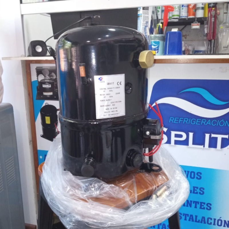 Motor 2hp R22 380v/3ph/50hz Trifasico Tandem Media Temperatura Xingfa