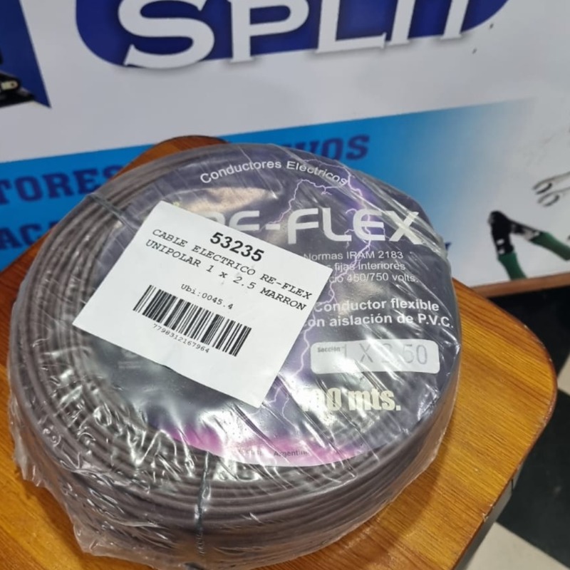 Cable Unipolar 2.5mm Marrón