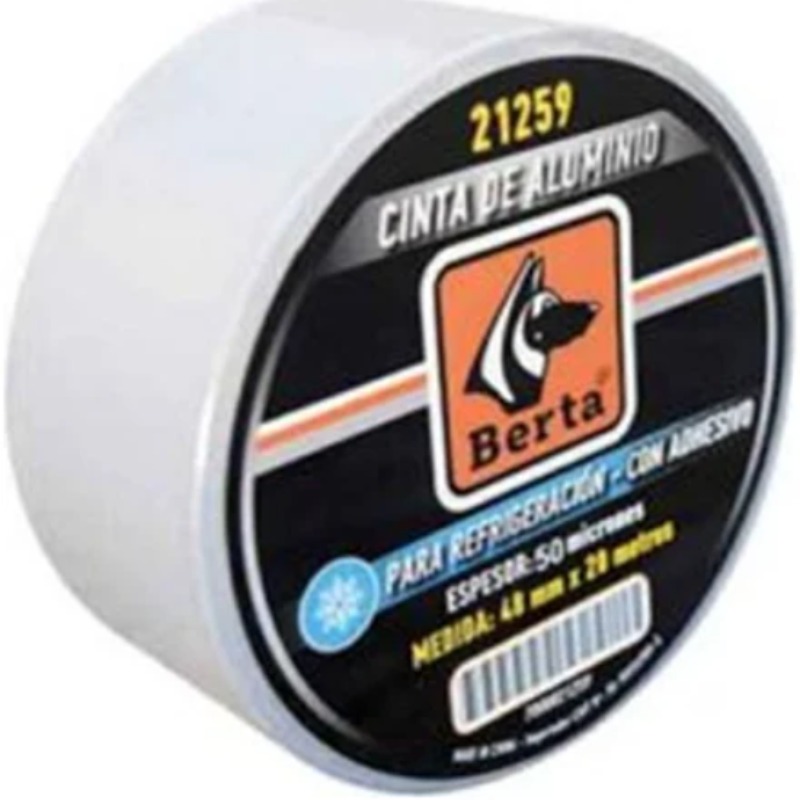 Cinta De Aluminio Para Refrigeración Con Adhesivo Berta