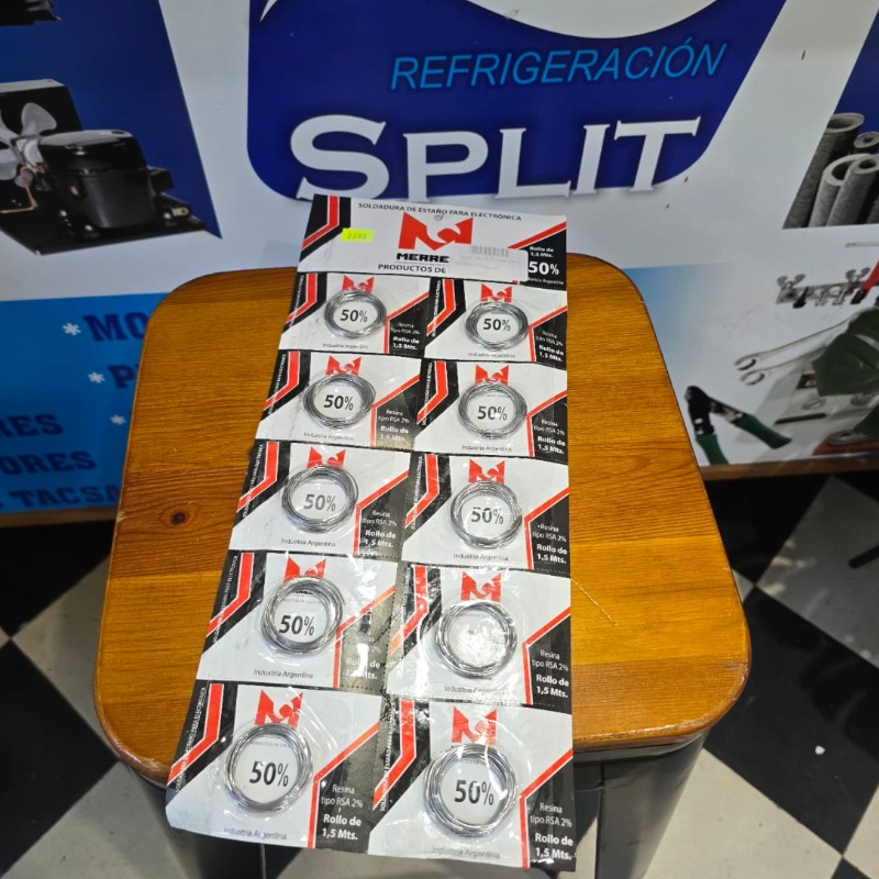 Estaño Con Resina 40% X 1.5 Mts