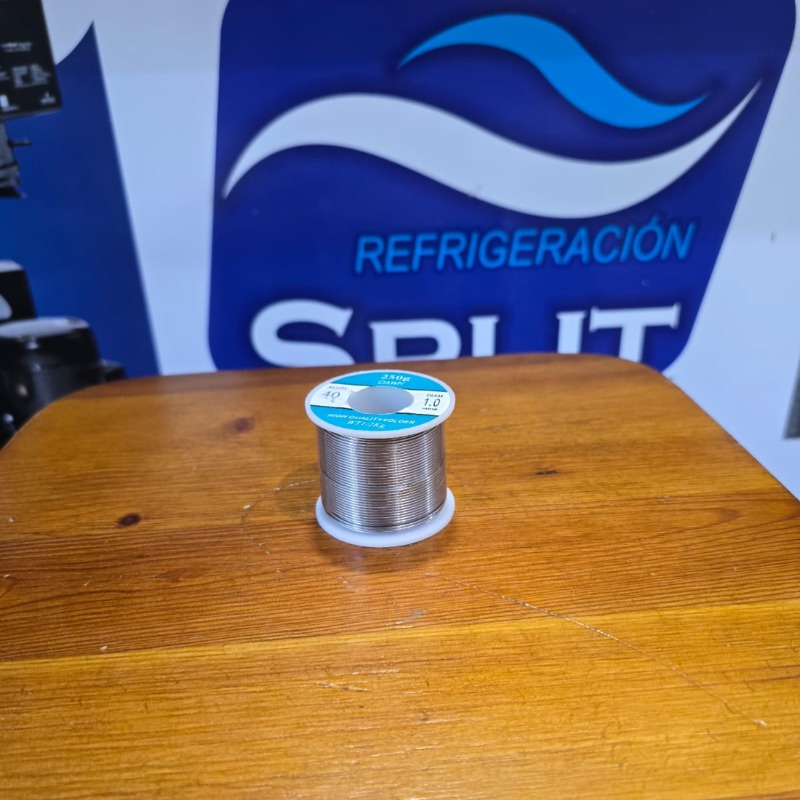 Estaño Con Resina Al 40% Bobina Por 250g