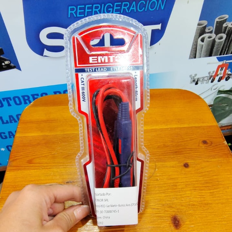 Set De Puntas Para Tester 80cm Emtop 