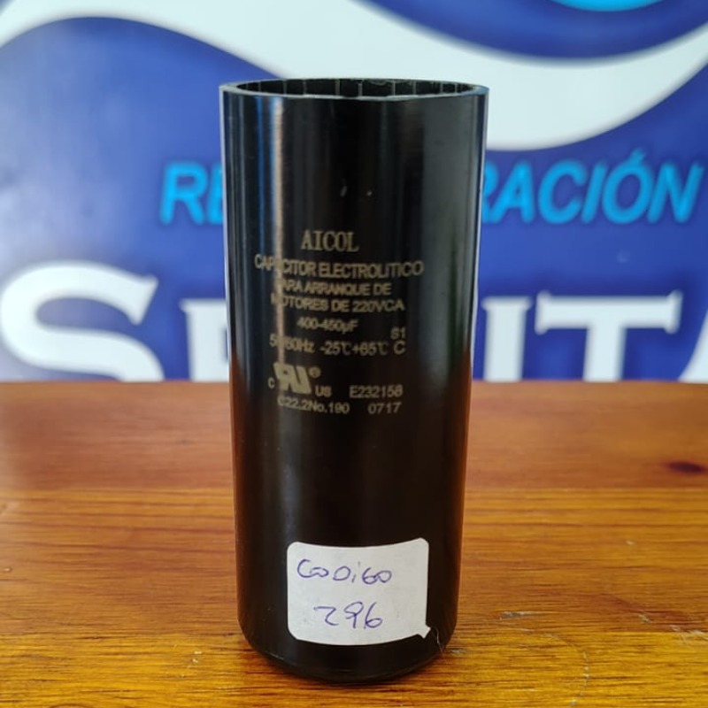Capacitor Arranque Aicol 400-450