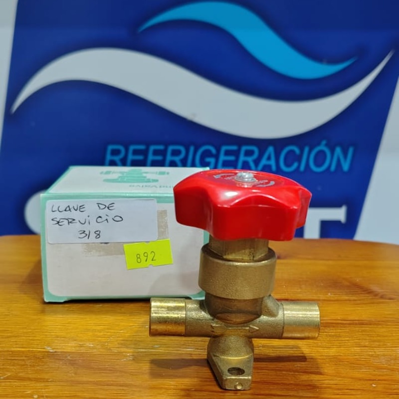 Llave Servicio 3/8 Soldar 