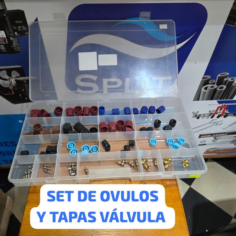 Set De óvulos Y Tapas Válvula De Servicio