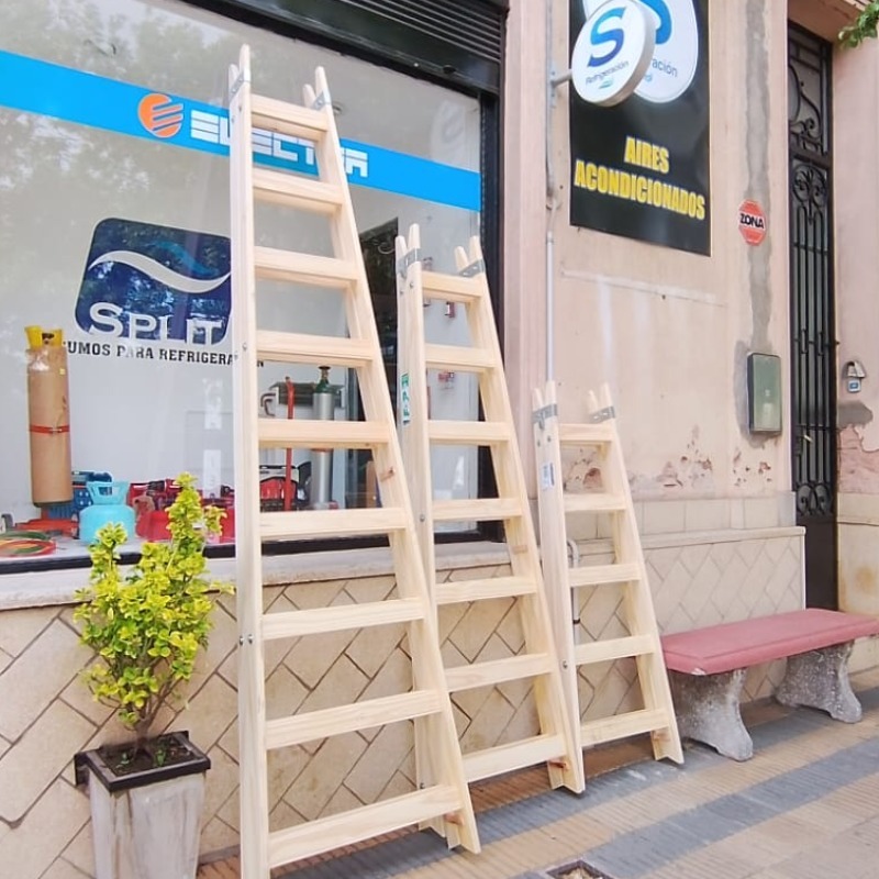 Escalera Madera Pintor 5 Escalones 1.50mt